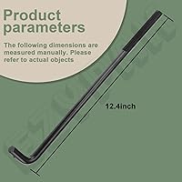 Vista 4 de 747-06247C 747-06247B Barra de elevación de cubierta delantera compatible con Cub Cadet 747-06247A XT1-GT50, XT1-GT54, XT1-LT42, XT1-LT46, XT1-LT50