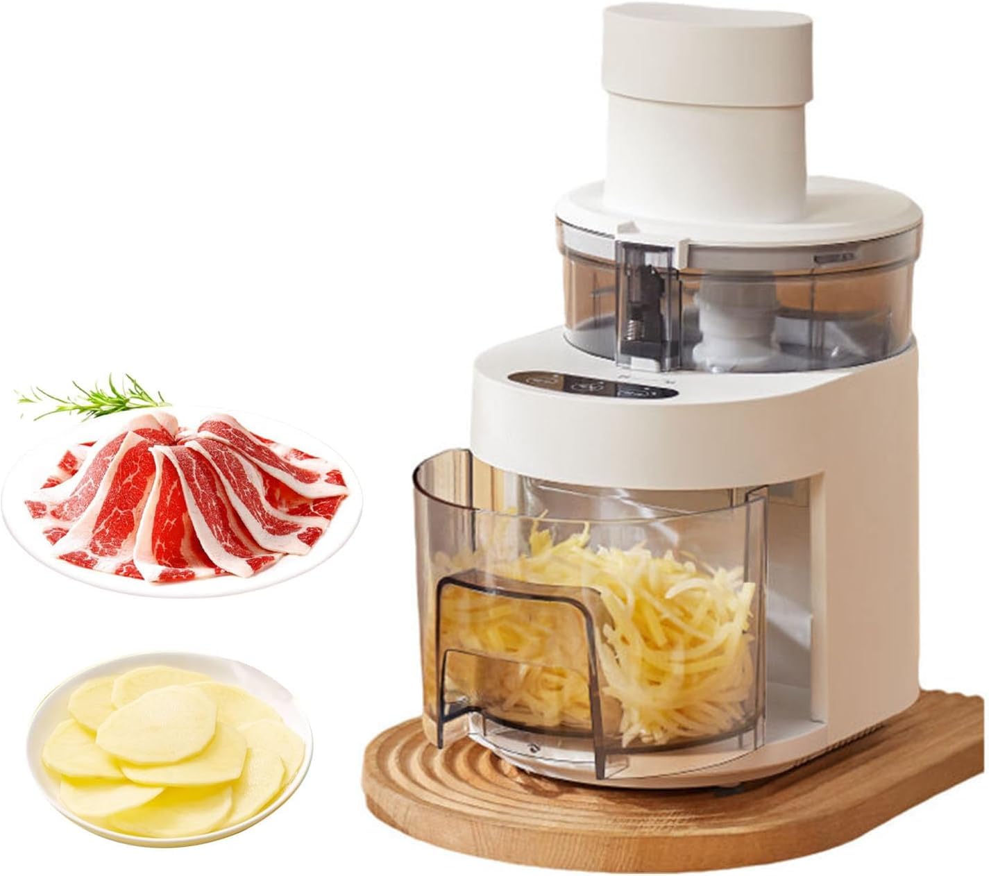 Robot culinaire 23000RPM pour râper le fromage et hacher les légumes avec 4 lames en inox