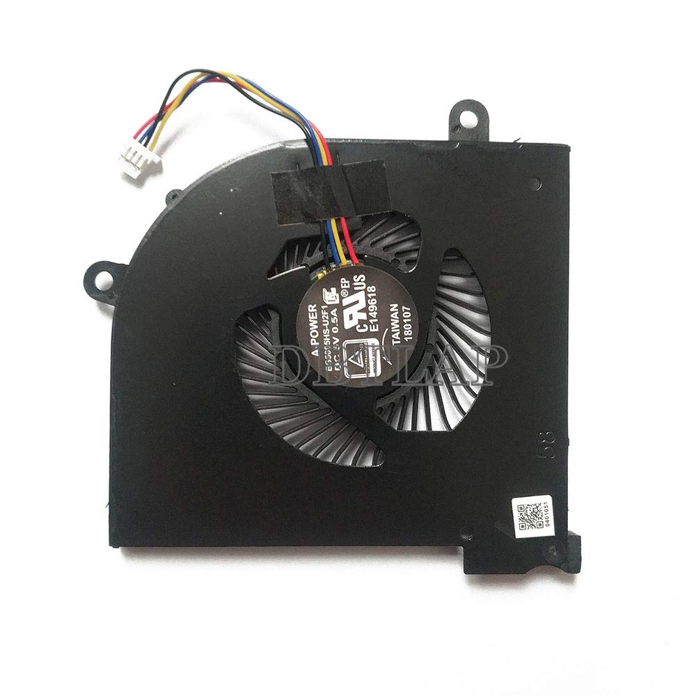 VKMKV Ventole di Raffreddamento CPU GPU for MSI GS65 GS65VR P65 MS-16Q2 MS-16Q1 16Q3 Ventola di Raffreddamento VGA for Laptop 5V 4PIN 16Q2-CPU-CW BS5005HS-U31 (Color : CPU And GPU Fans VKMKV Ventole di Raffreddamento CPU GPU for MSI GS65 GS65VR P65 MS-16Q2 MS-16Q1 16Q3 Ventola di Raffreddamento VGA for Laptop 5V 4PIN 16Q2-CPU-CW BS5005HS-U31 (Color : CPU And GPU Fans