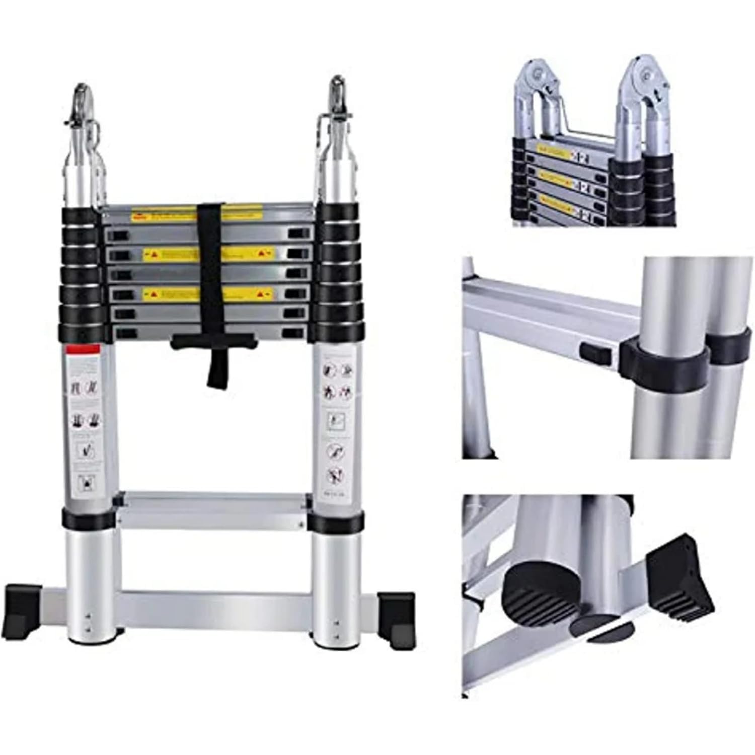 ATC Aluminium Telescopic Ladder Self - Supporting A-Type 20(10x10) ft-image-28