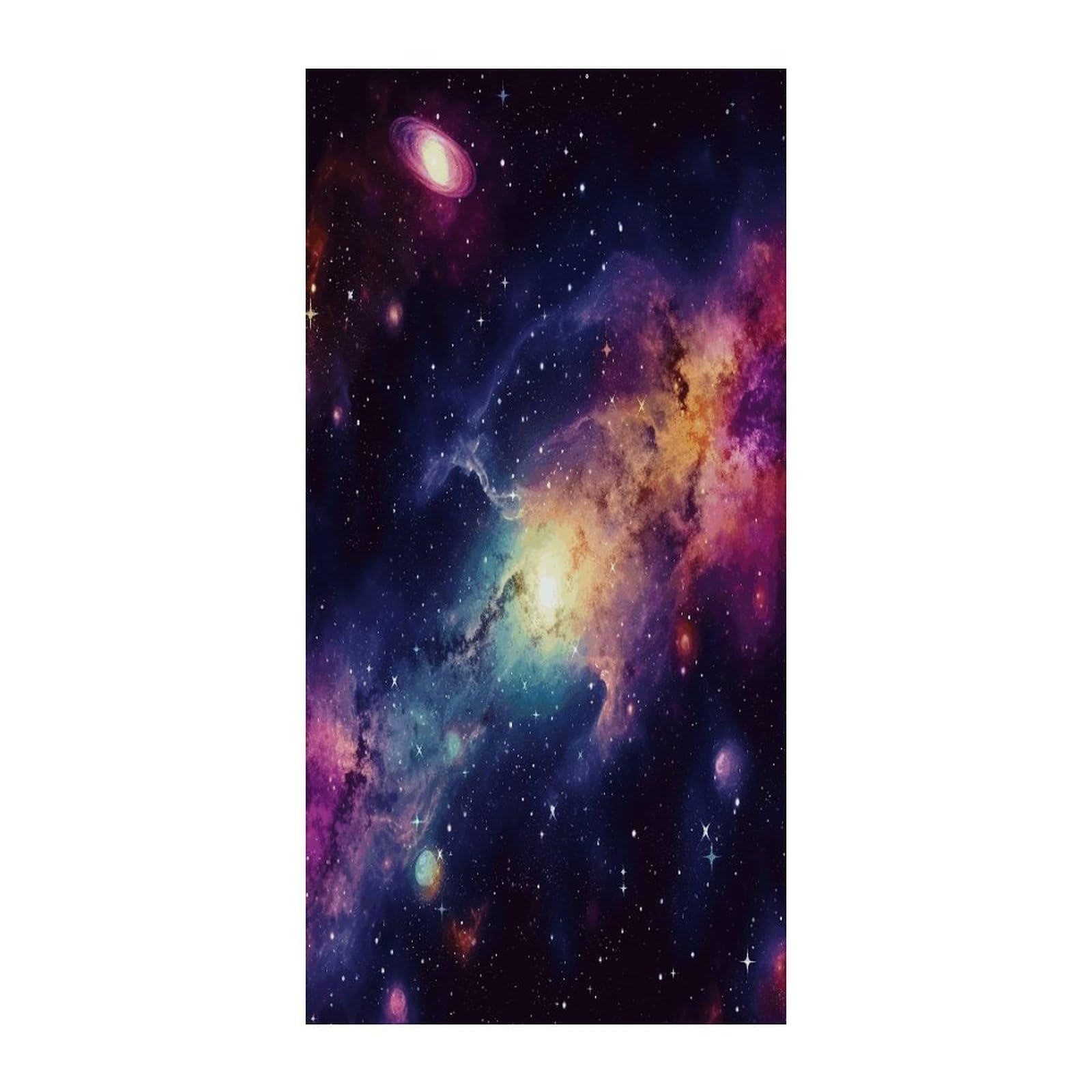 Fekiloot Style Galaxy In The Universe Door Curtain Room Divider Curtains