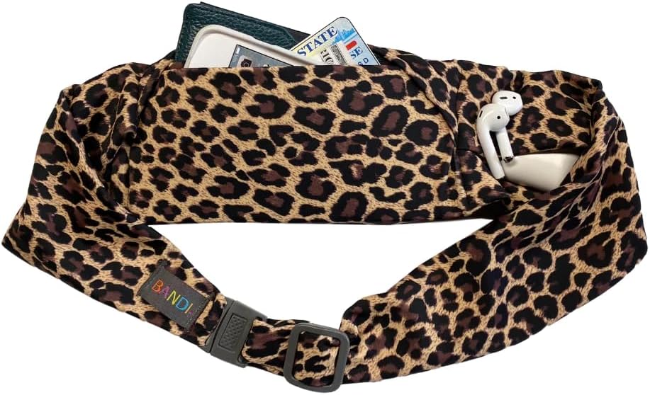 BANDI Running Belt for Women  Waist Fanny Pack Hands Free Way to Carry Phone, Passport, Keys, ID, Money & Everyday Essentials Made in the USA