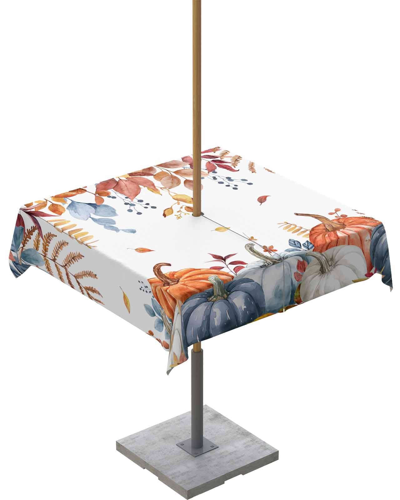 ARTSHOWING Thanksgiving Autumn Outdoor Tablecloth 54