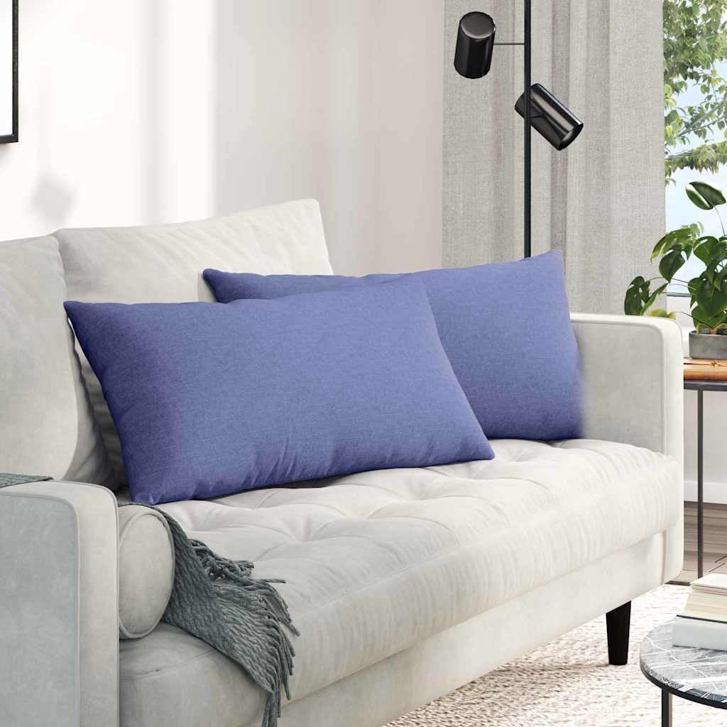 Coussin de canapé moderne bleu jean idéal pour le bureau