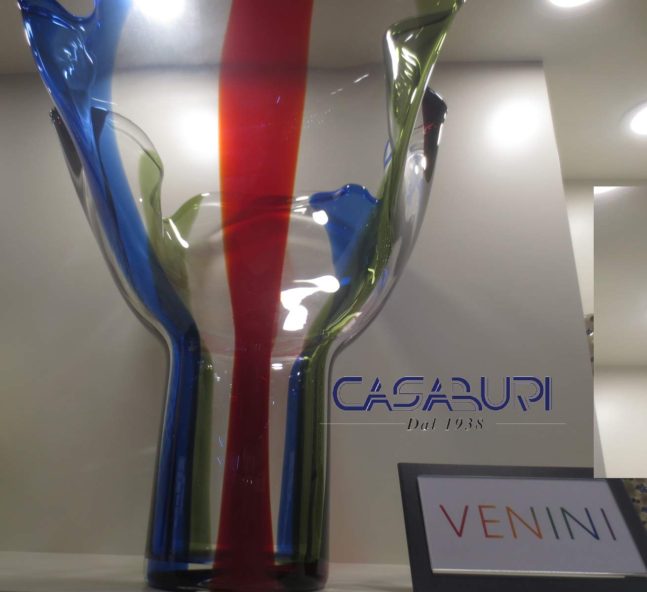 Venini. vase Kukinto 548.01 h 47 cm d 40 cmm