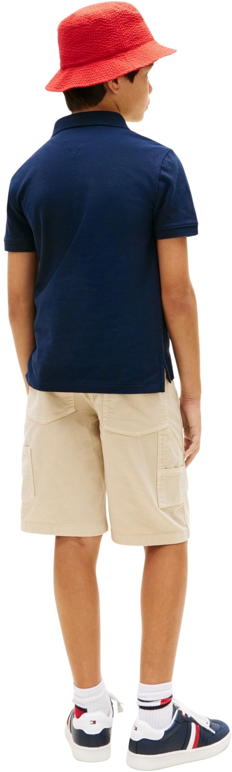Tommy Hilfiger Wavy Flag Polo Ithica Placket SS Kb0kb10227 Polos Garçon (Lot de 1)