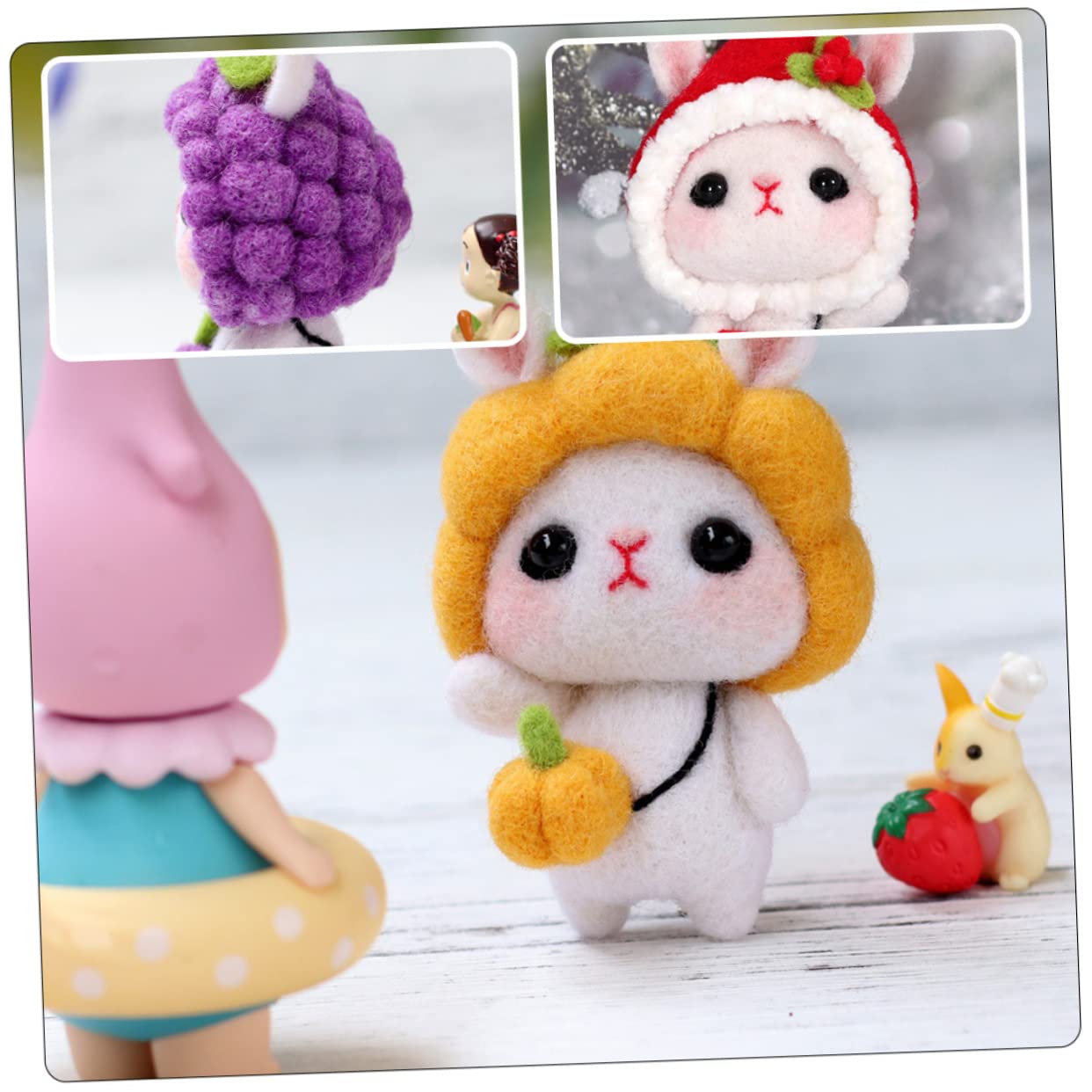 Tofficu 6ensembles Kits De Feutrage Pour Garçon Fille De Matériel Avec Accessoires à Thème De Pâques Activités Manuelles Créatives Et Éducatives Pour Imagination Créativité