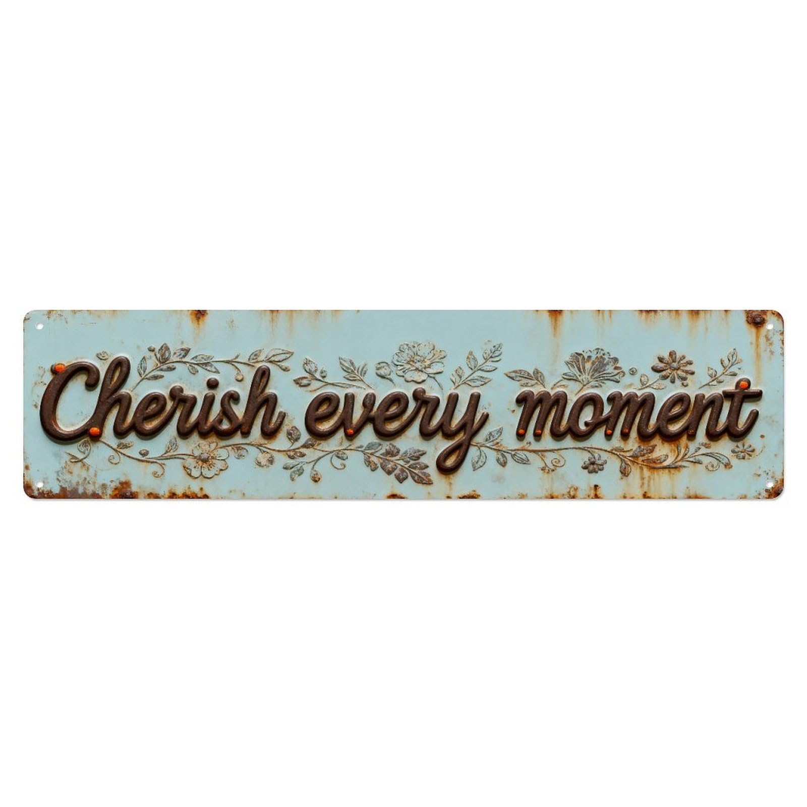 Love You More Sign Pattern Tin Sign Vintage Metal Sign Home Bar Garden Indoor & Outdoor Wall Decor Retro Metal Poster 4x16 Inch