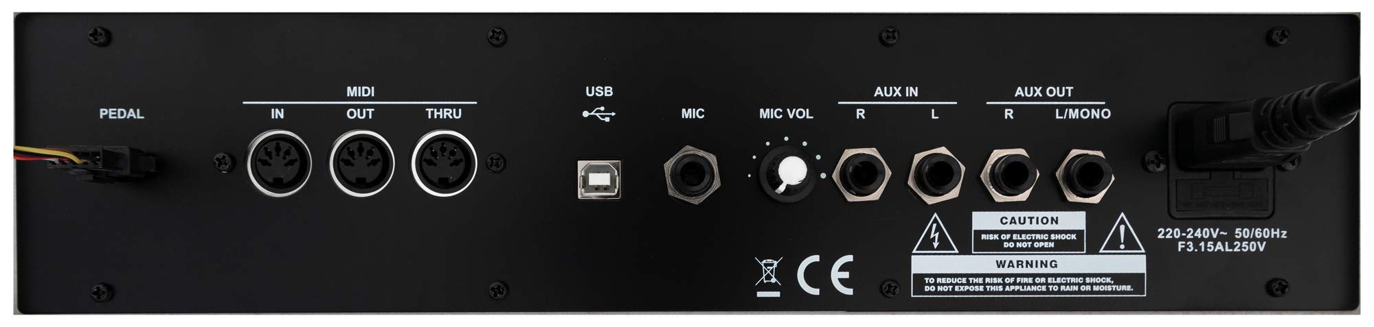Classic Cantabile GP-A 810 Digitalflügel (88 Tasten mit Hammermechanik, 3-fach Sensorik, 1200 Voices, 270 Styles, Bluetooth, 38 Effekte, Dämpfersimulation, 3 Pedale) schwarz Hochglanz | 88 gewichtete Tasten mit Graded Hammer-Tastatur und 3fach-Sensorik, T