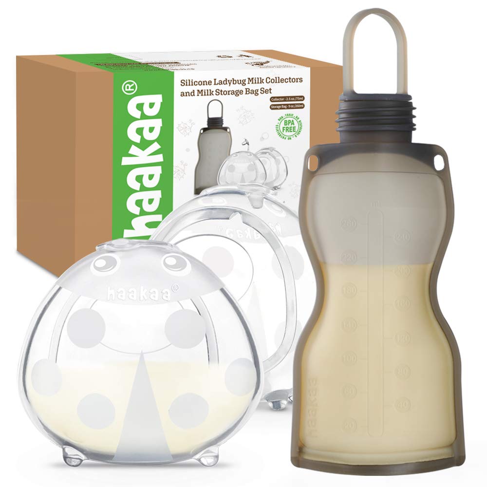 Buy haakaa Manual Pump with Bag Combo (Ladybug Collector*2 + 260ml milk