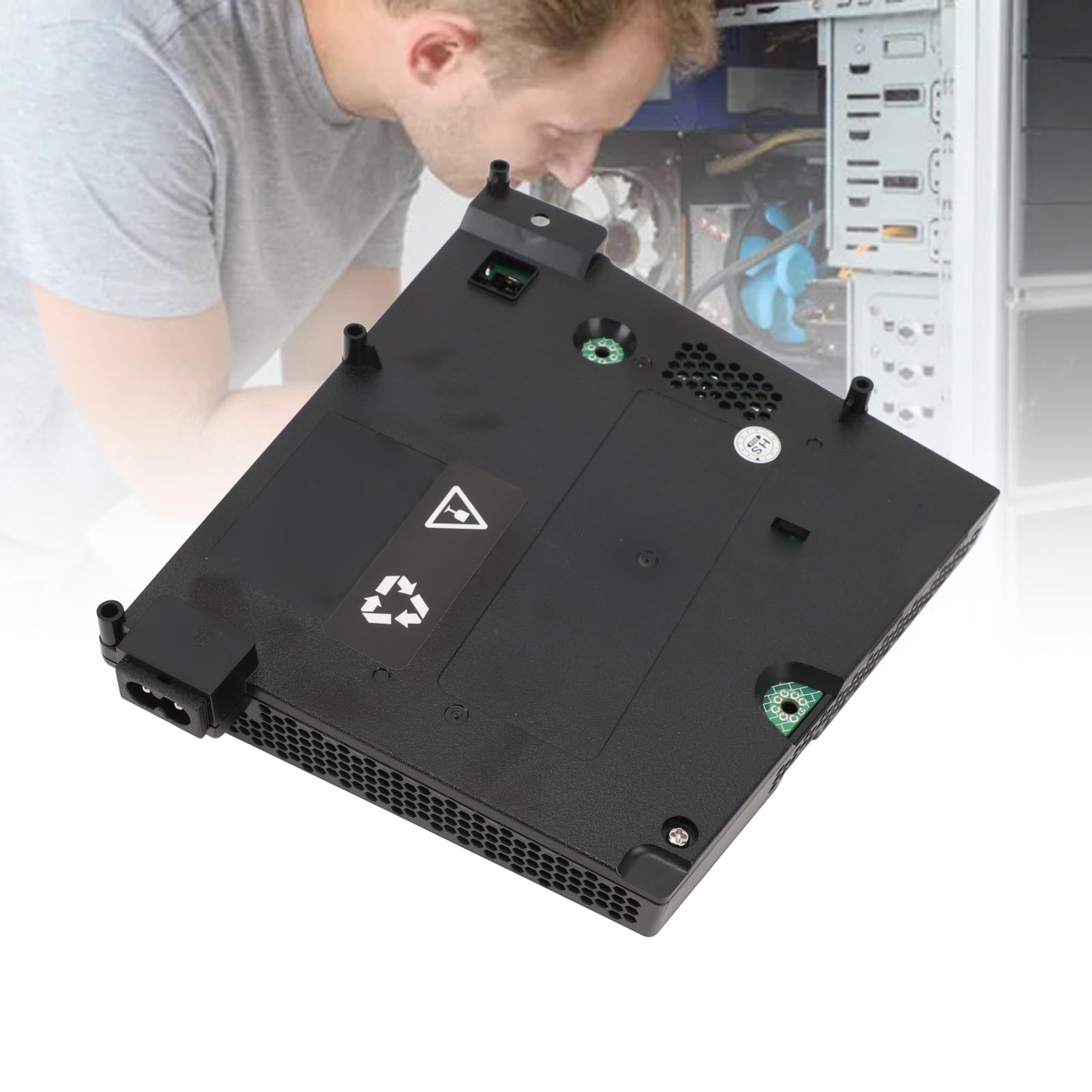 Hidyliu Alimentatore ADP‑400GR Modulo Adattatore Alimentatore Interno Ad Alta Efficienza Energetica per Sostituzione Console di Gioco 100-240 V ABS 1 unità