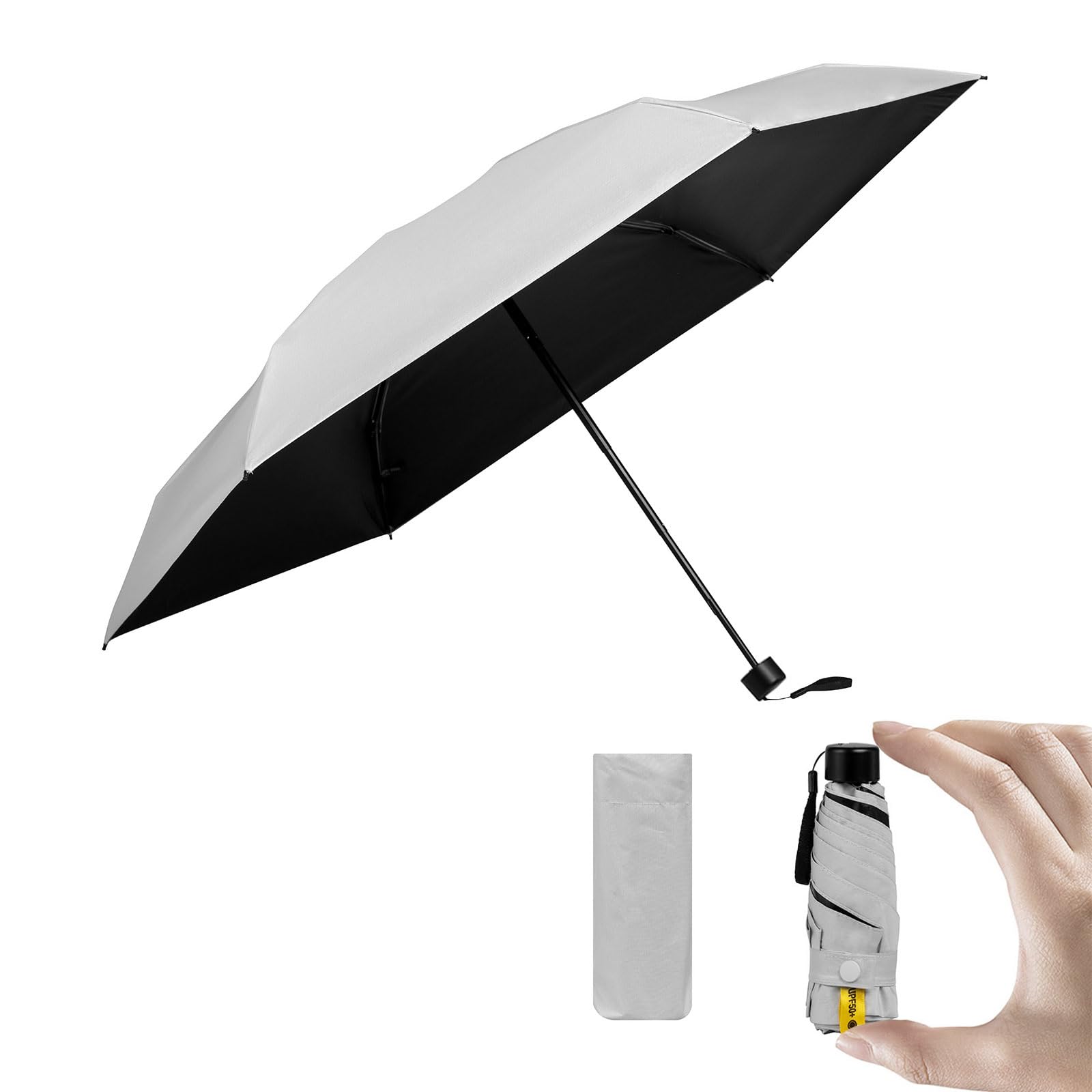 (2025 New Release) Parasol, Folding Umbrella, UV Protection, Light Blocking, Heat Blocking, For Both Sunny and Rainy Weather, Ultra Lightweight, Compact, UV Protection, Sun Protection, Windproof