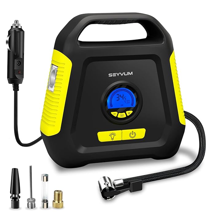 Buy SEYVUM Tire Inflator Portable Air Compressor, [150PSI Fast