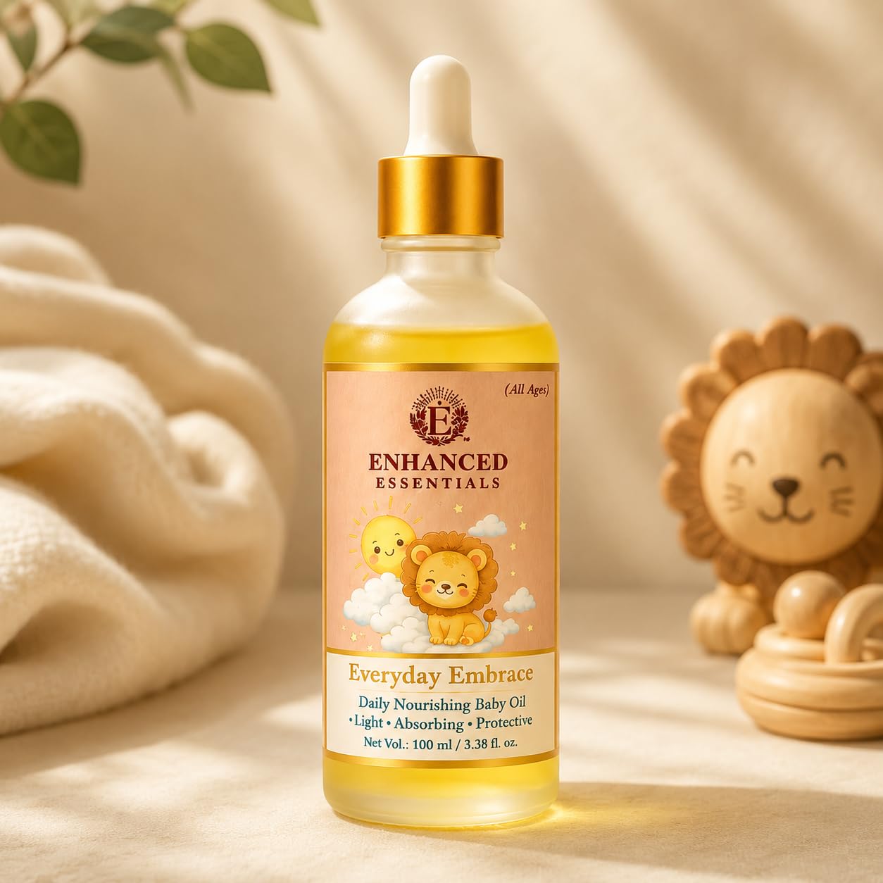 Everyday Embrace Daily Nourishing Baby Oil | Lightweight Alternative to Baby Lotions | Fast Absorbing | Daily Moisturizing Care for Soft & Healthy-Looking Skin | 100 ml-image-32