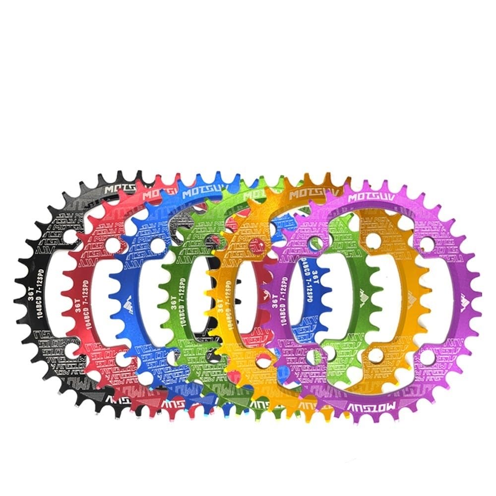 YBEKI Fiets Kettingblad 30T 32T 34T 36T 38T Kettingwiel Offset 3mm 6mm