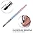 INENK Nail Art Clean Up Brushes,Nail Brushes for Cleaning Polish Mistakes on the Cuticles, Acetone Resistant Nail Brush, Fingernail Cleaning Brushes for Nail Art and Designs (2 Pcs Round&Angled)