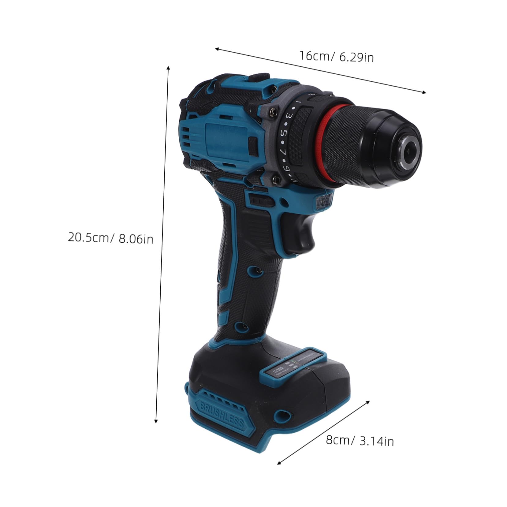 SEWACC Taladro Eléctrico Inalámbrico Portátil Atornillador Compacto para Bricolaje y Reparaciones Casa Compatible con Brocas Diseño Ligero y Potente para Uso Versátil