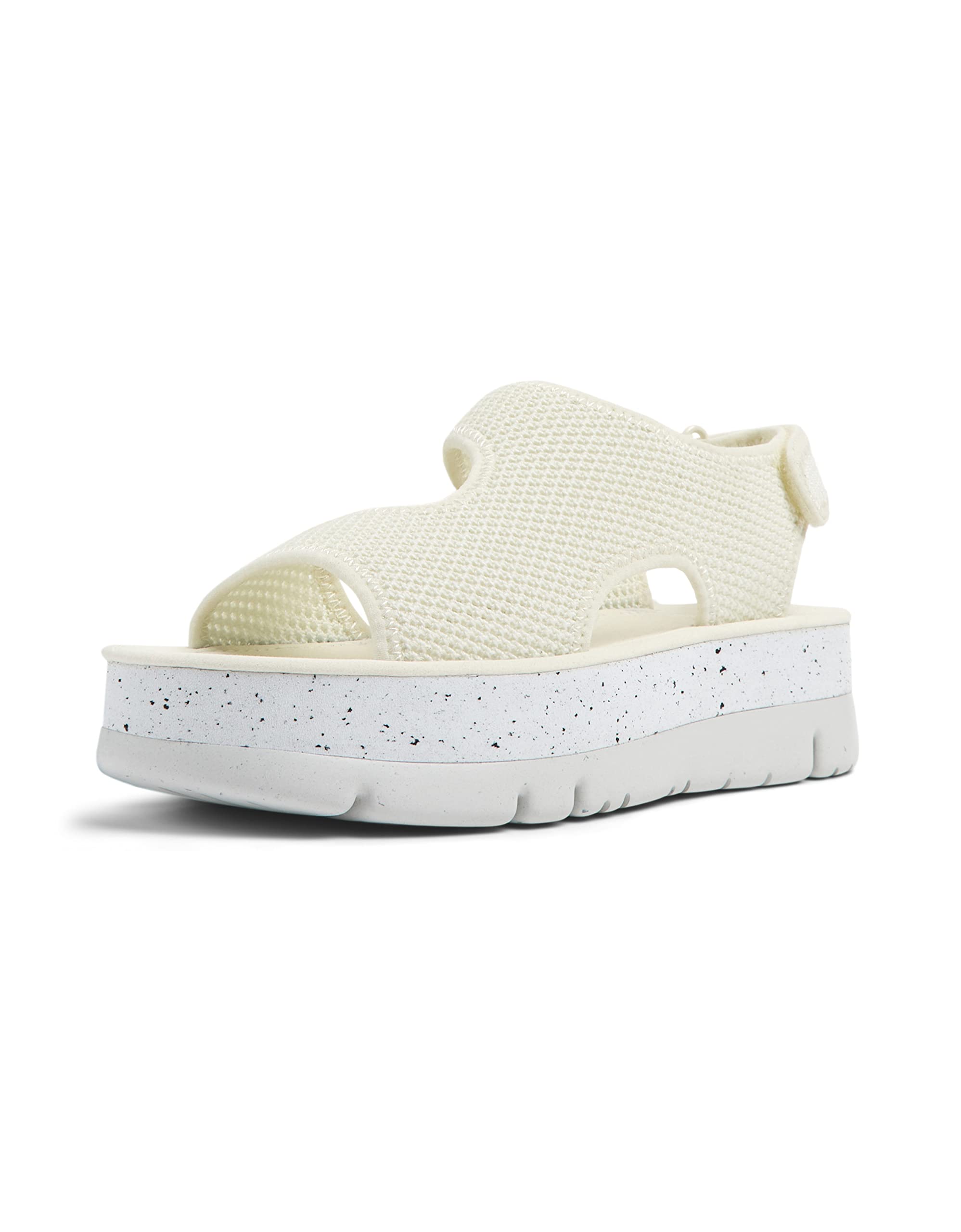 Camper Women's Oruga Up-K201544 Sandal, White 007, 8 UK