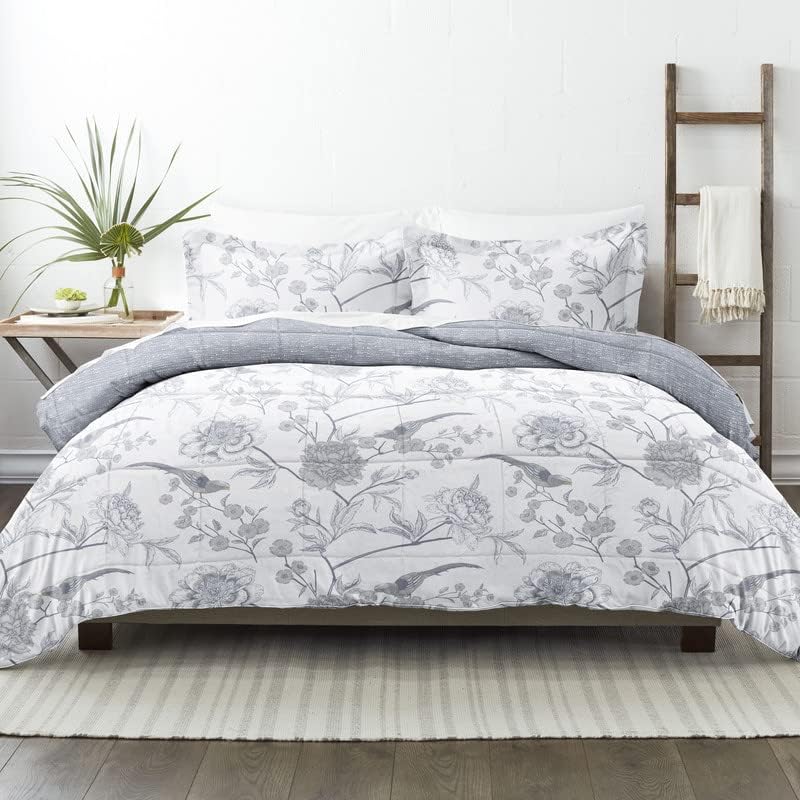 DDI 2355494 Home Collection Premium Down Alternative Molly Botanicals Reversible Comforter Set Case of 9