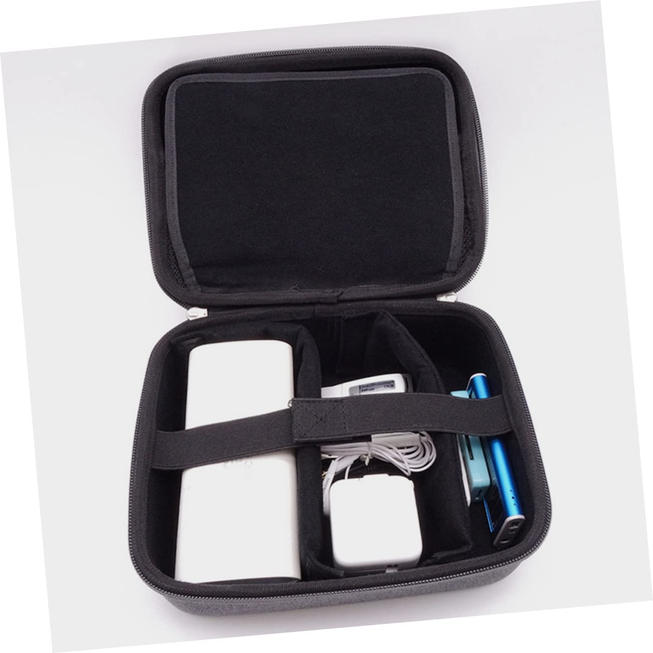 jojofuny Organizer Da Viaggio Per Cavi Elettronici Borsa e Oxford Accessori Elettronici Portatili Per Caricatori e Cavi Usb Design Compatto e Resistente