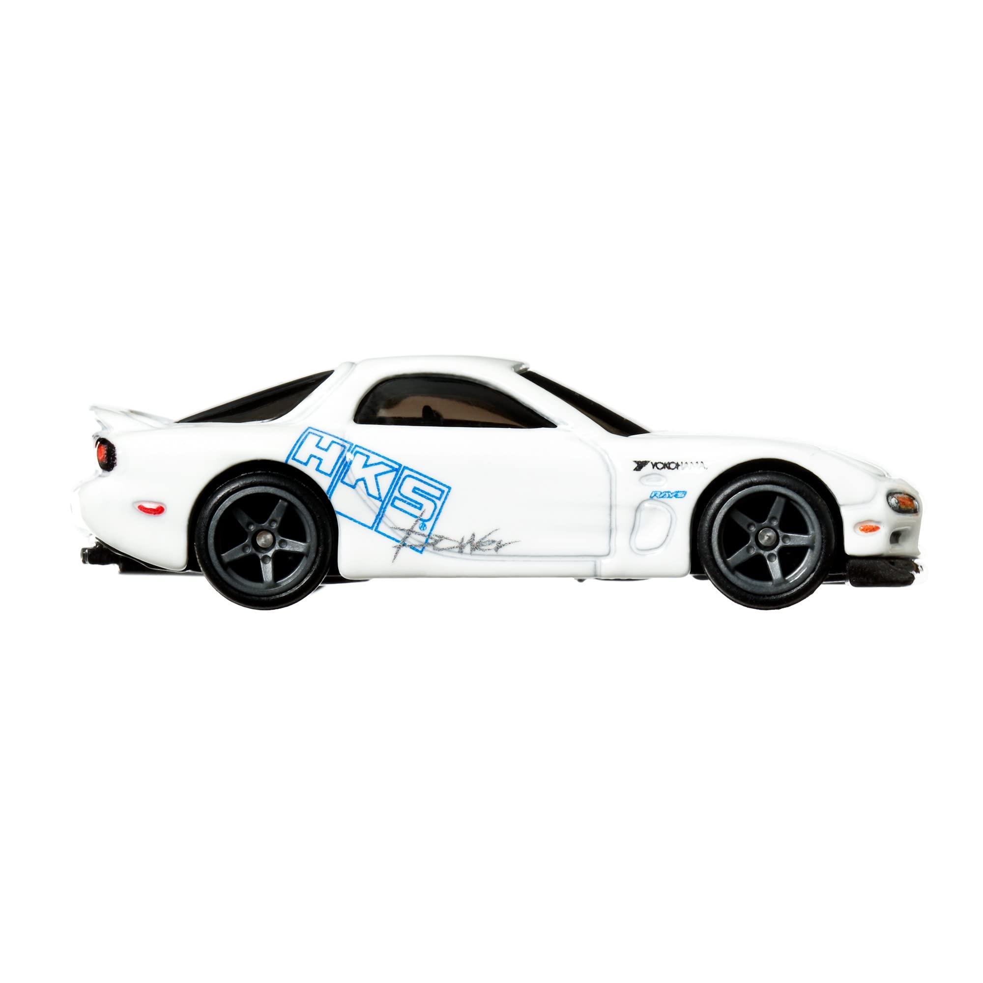 Hot Wheels Fast and Furious Die Cast Car Model RX-7 FD Scale 1:64 6cm HKD22, White, 4,128 cm - Image 4