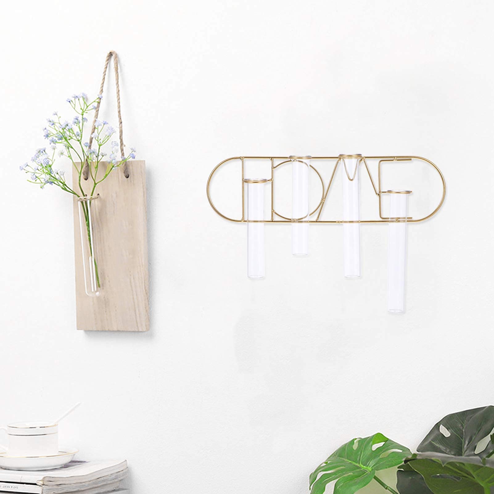 1 Set Fioriere da appendere in vetro Vasi per piante Terrari in vetro Contenitori per piante acquatiche Vasi da fiori Fioriera da tavolo in vetro per piante idroponiche Casa Giardino Decorazioni per