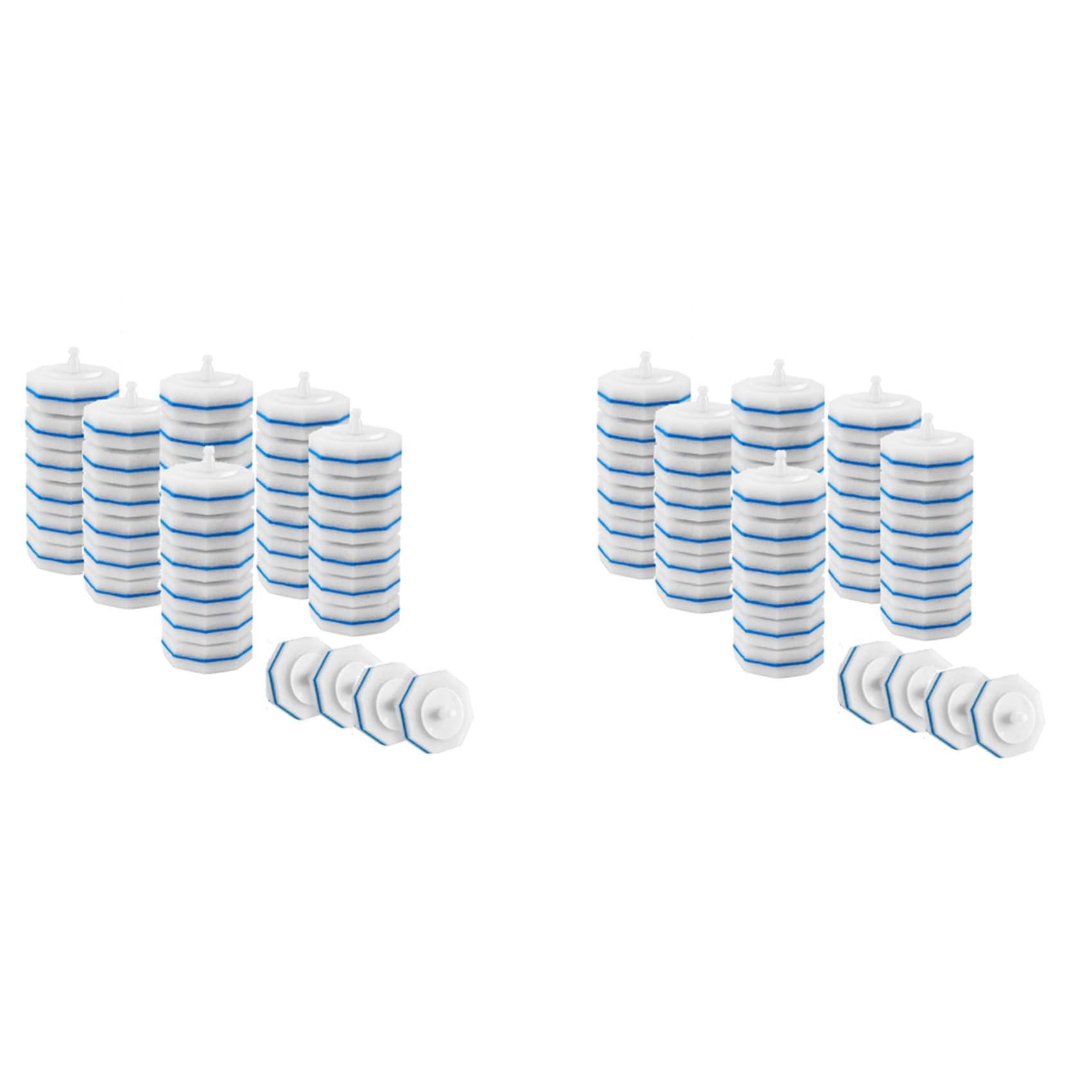 Hndhbfgrt 80PCS Upgraded Wand Refill Disposable Toiletries Disposable Wand Heads Compatible Refills