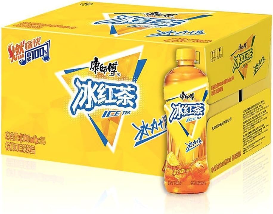 Master Kong Black Ice Tea 500mL (15 Bottles) 康師傅冰紅茶