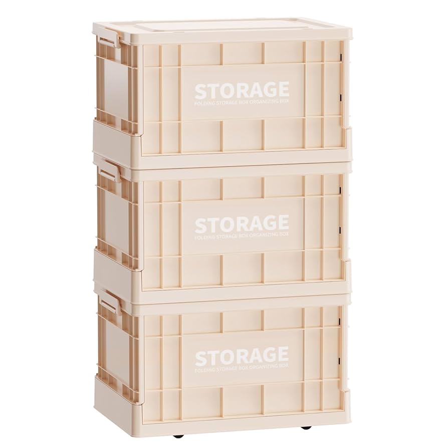 収納ボックス 折りたたみ式 大容量 コンテナボックス 蓋付き キャスター付き Amazon｜収納ボックス 折りたたみ式 大容量 コンテナボックス 蓋