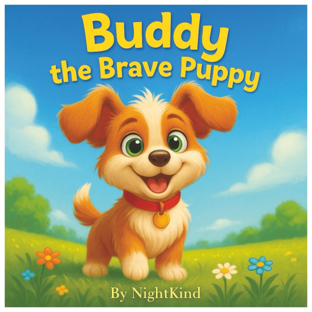 Buddy the Brave Puppy: A Heartwarming Children’s Book About Courage, Friendship, and Overcoming Fears (+ Bonus Coloring Pages) (Buddy the Brave Puppy Series)
