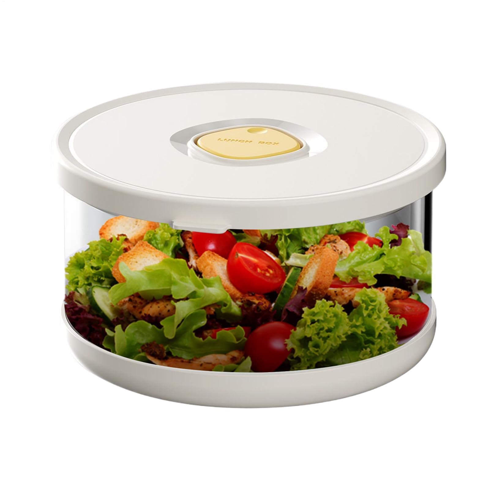 Recipiente de vidrio for almuerzo y ensalada