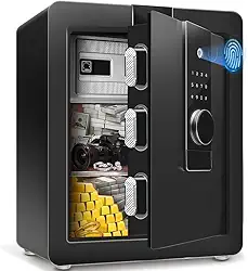 Cofre Eletronico, Cofre Biométrico para Impressões Digitais, Cofre Eletrônico Digital Senha Ou Chave
