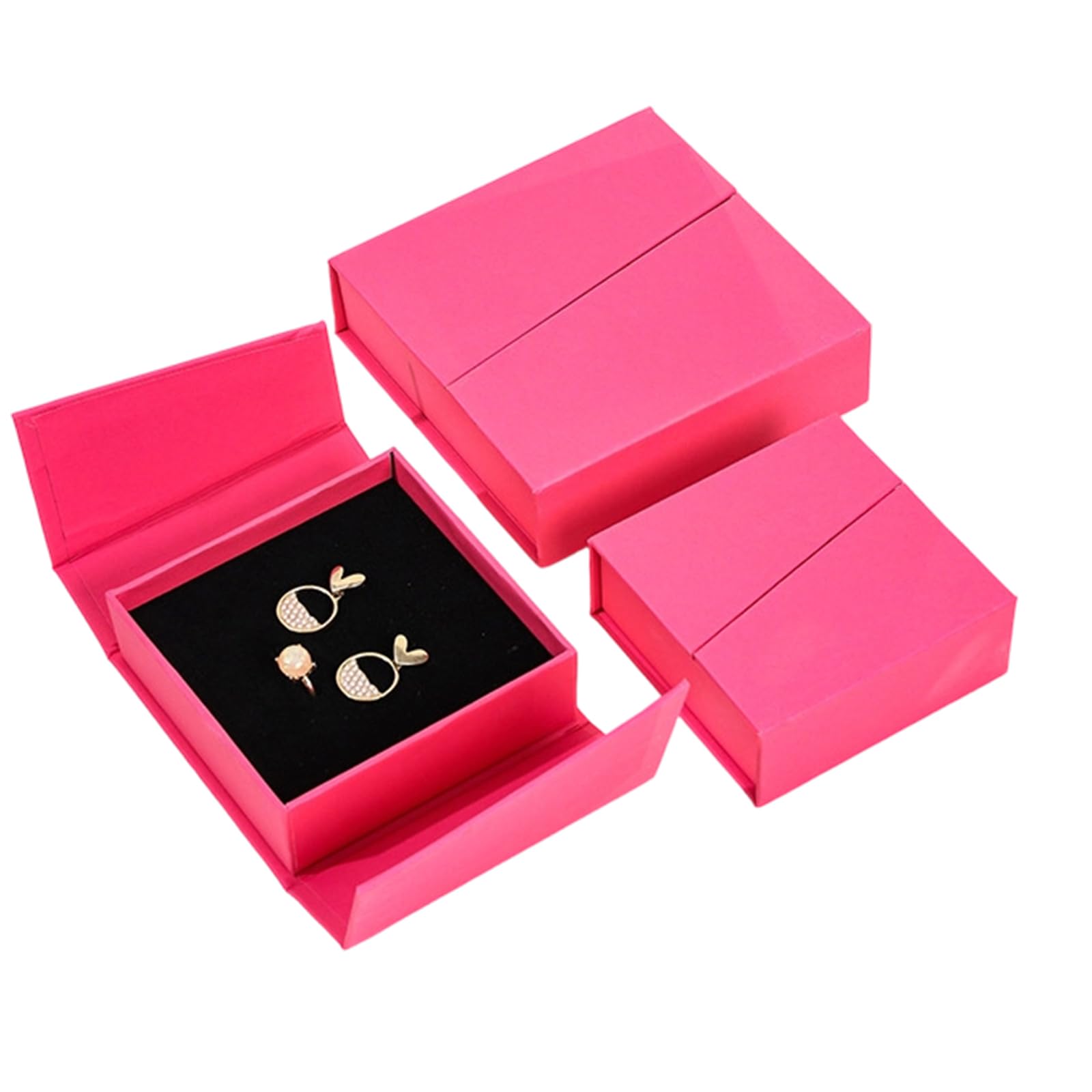 ZBIianxer Multipurpose Double Opening Jewelry Box Including Closure for Various Small Items Travel Friendly Organiser Badge Organiser