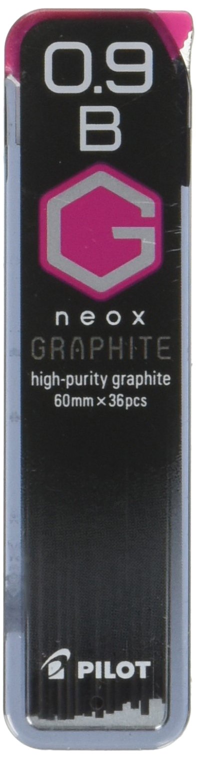 PILOTMechanical Pencil Lead Neox Graphite 0.9mm, B, 36 Leads (HRF9G-20-B)