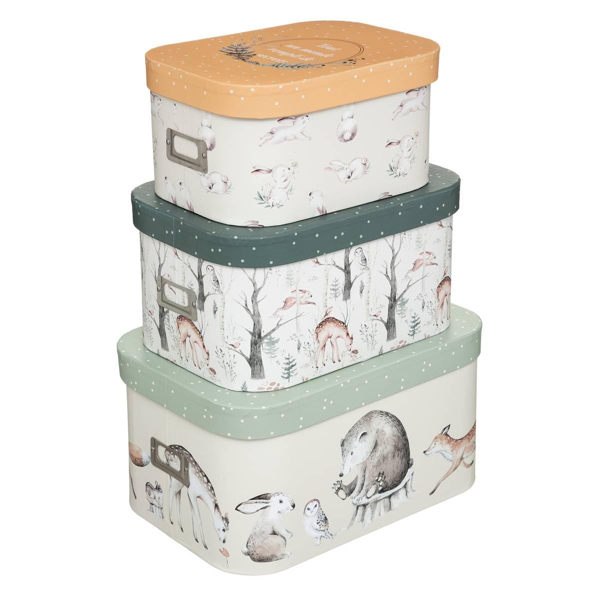 Atmosphera - Caja de Almacenamiento para niños - Juego de 3