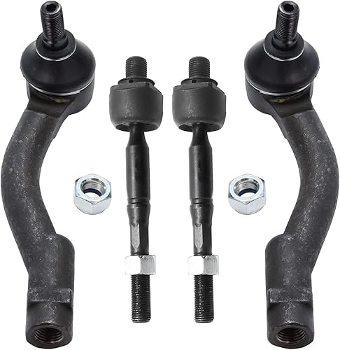Miniatura 79 de Detroit Axle - Barras de acoplamiento delanteras 4WD para Dodge Dakota 2000-2004 Durango 2000-2003 2 extremos de barra de acoplamiento internos 2