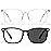 Cyxus Blue Light Glasses+Photochromic Glasses UV Protection Reduce Eye Strain Computer Glasses for Men Women 402B030