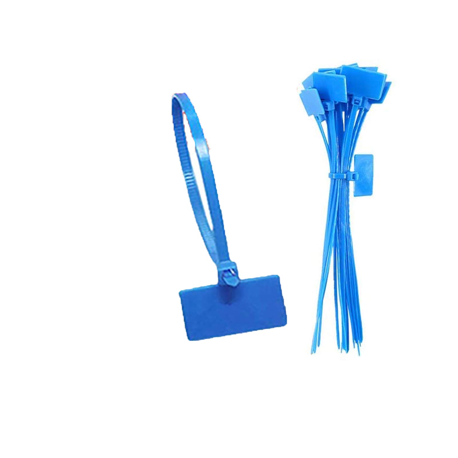 250PCS Nylon Cable Tie Tags Cable Tie Labels Self-Locking Cable Tie Marker for Cable, Wire and Cord Management