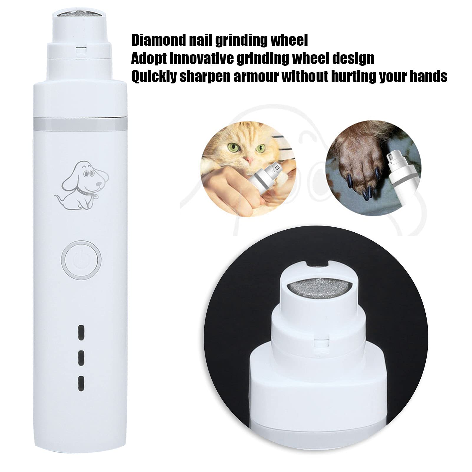 Haustier-Rasierer-Set, Starke Leistung, 3-in-1, Multifunktionaler, Hochsicherer Haustier-Trimmer, Rasierer-Set, Geräuscharmes Design Zum Kämmen der Haare