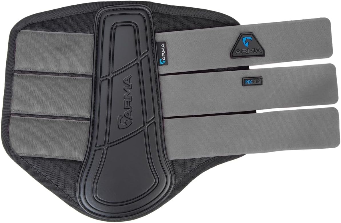 Shires ARMA Air Motion Brushing Boots (Grey, Cob)