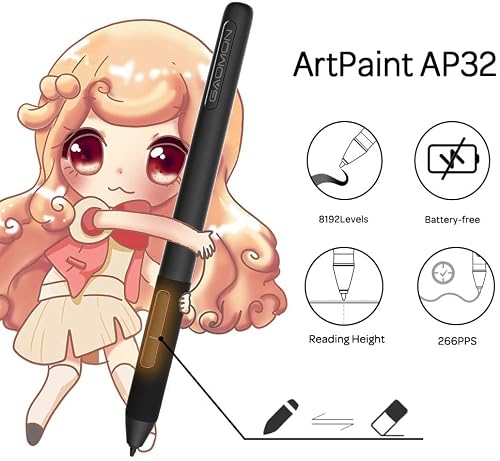 Gaomon S620 Graphics Tablet 6.5 X 4 Inches Pen Tablet With 4 Express Keys And Battery-Free Pen For Digital Drawing And Gaming On Windows&Mac Os & Android Device #TOP1