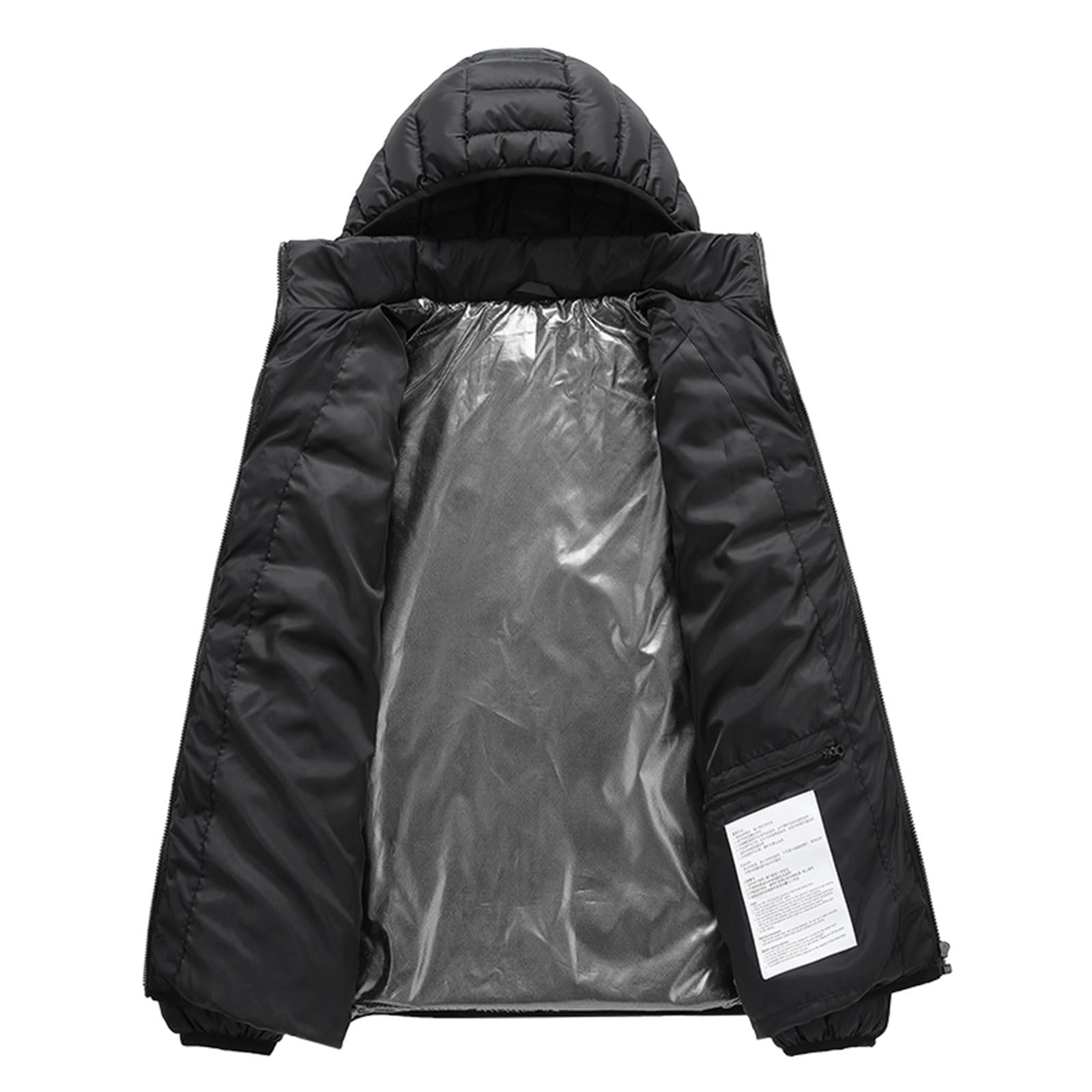 Giacca Riscaldato con Cappuccio 2024 Offerte Piumino invernale Uomo Donna 21 Zone di Riscaldamento 4 Pulsanti di Controllo Calda con Porta di USB Cappotti Impermeabile per Il Lavoro Sci Giacca Moto