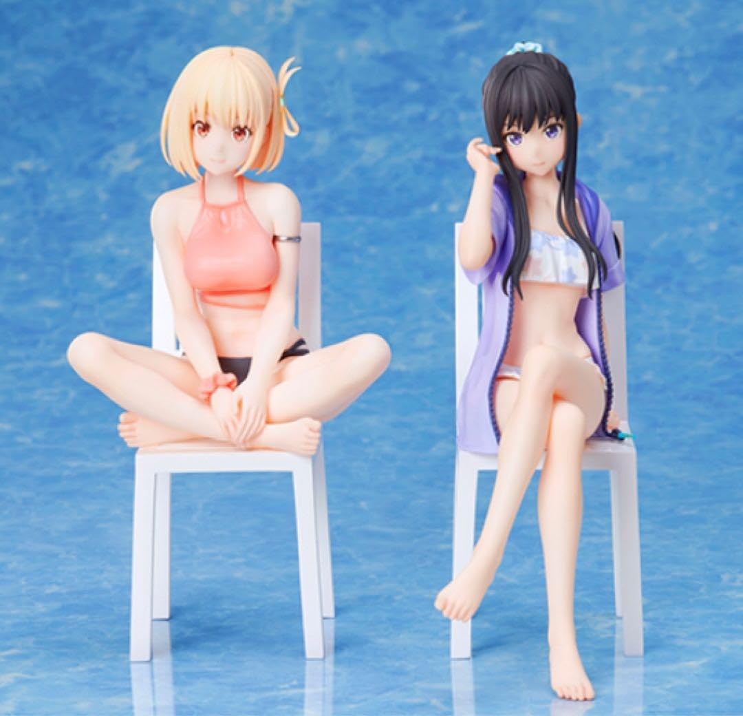 リコリス・リコイル　水着フィギュア　錦木千束　井上たきなセット リコリス・リコイル 水着ノンスケールフィギュア 錦木千束