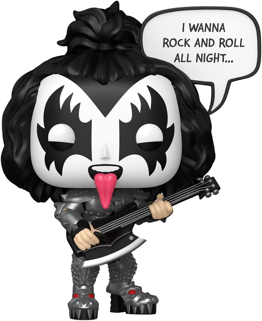 Funko Pop! Sayings: The Demon - (Rock and Roll All Nite) - KISS - Collectable Vinyl Figure - Gift Idea - Official Merchandise - Toys for Kids & Adults - Music Fans - Model Figure for Collectors - Image 2