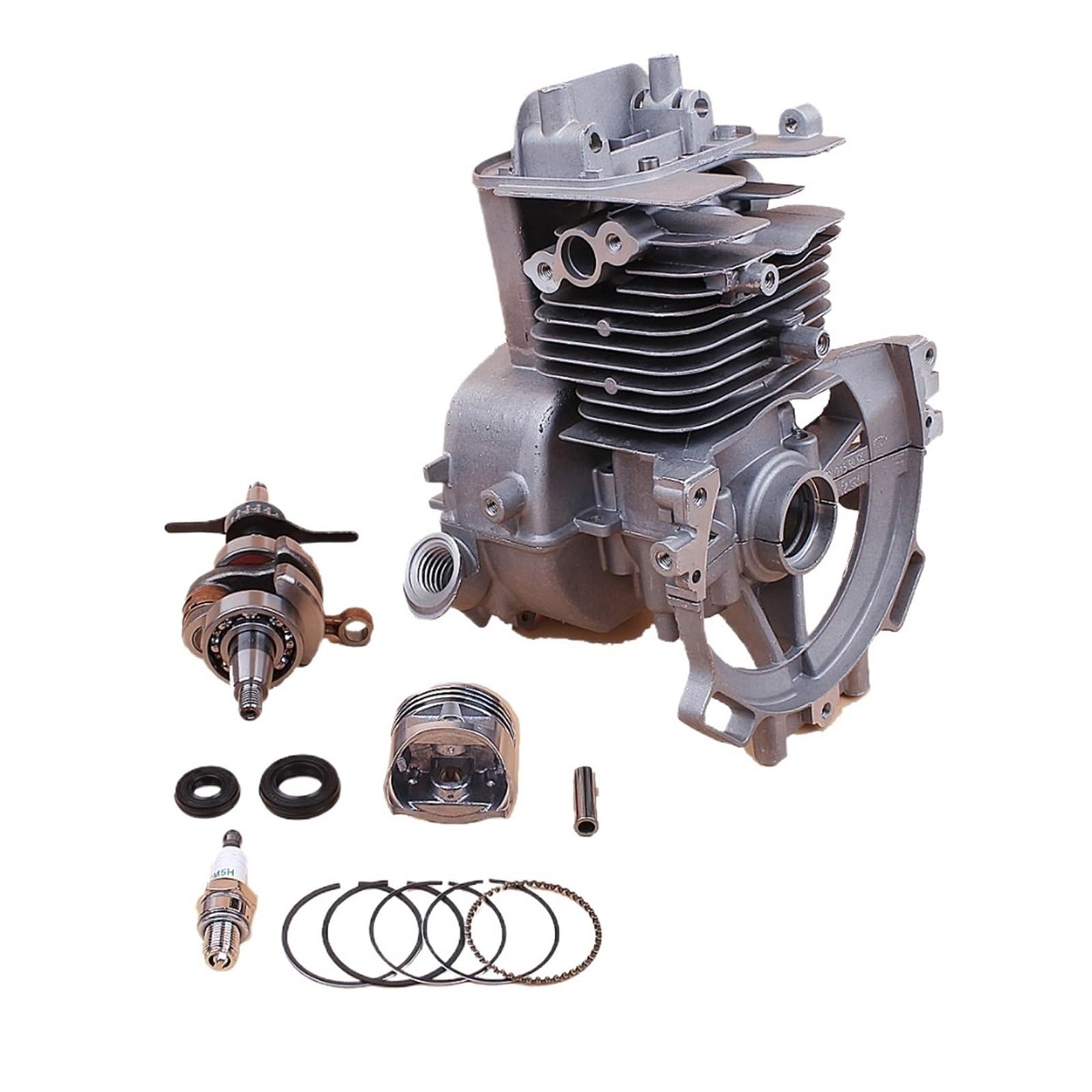 Kit de Bougies d'allumage for débroussailleuse Universelle GX35 GX35NT 1,2 CV 35,8 cm³, Carter de Vilebrequin et Piston de 39 mm