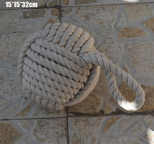 Miniatura 4 de Tope de puerta náutico Sailor Rope Knot Door Stopper, Ventana Cuña Producto Decorativo Cuña Puerta Cuña Marina Mediterránea Regalo Tope de puerta