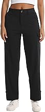 Women's Lightweight Hiking Joggers with Pockets - Breathable Athletic Cargo Pants for Work Golf Lounging Travel