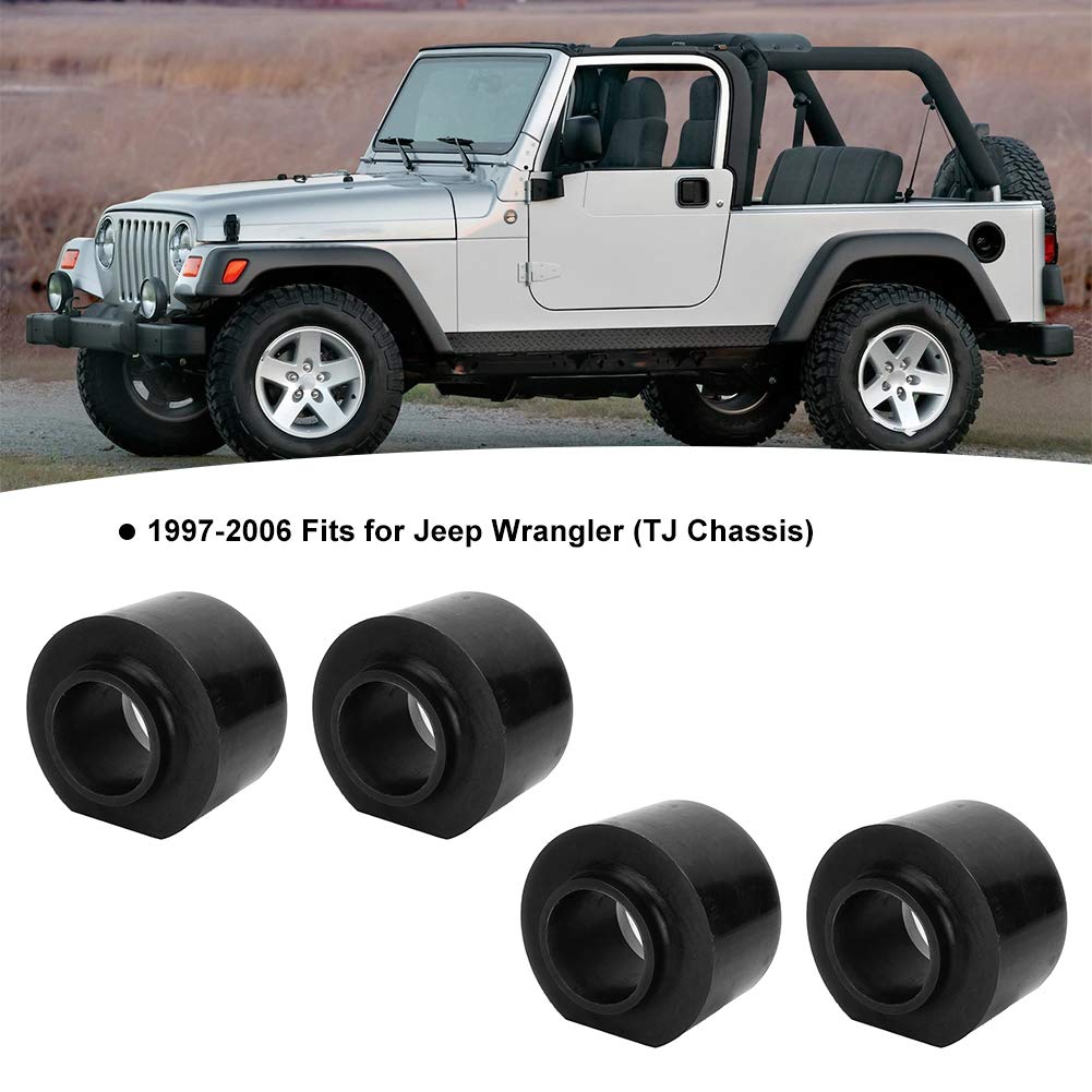 HEEPDD Kit de Elevación Trasera de Coche, Espaciador para TJ y ZJ con Elevación de 2,5 Pulgadas para Entusiastas del Todoterreno Kit de Trasera de Coche, Nivelación de Poliuretano y Modificación de