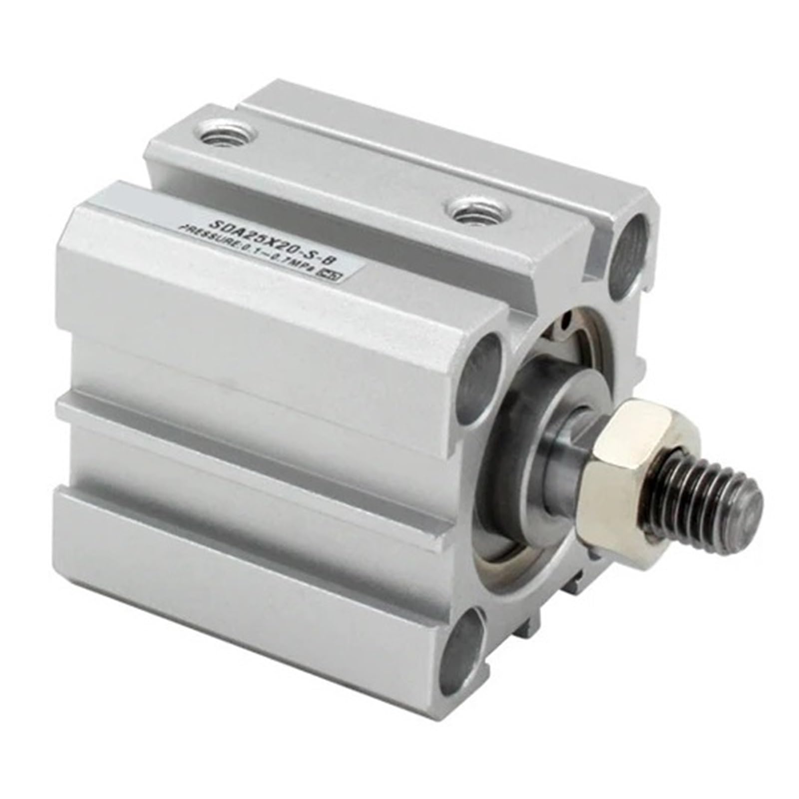 Vérin pneumatique SDA50 double effet compact pour outillage industriel
