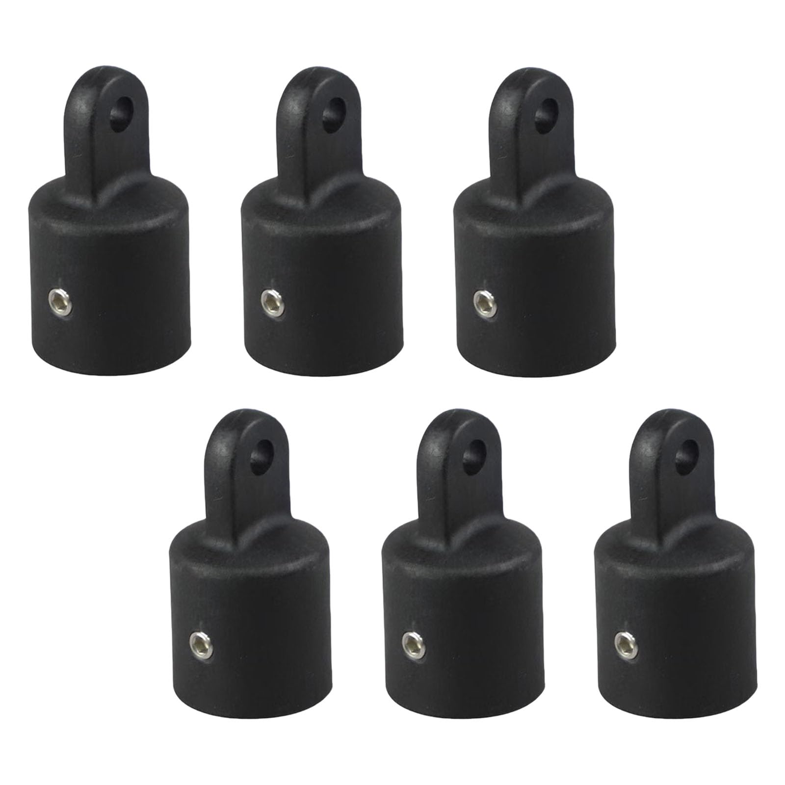 6Pcs Nylon Sliding Caps Light Weight Sliding Eye End Fittings Marine Boats Hardware for Canopy Tents Easy Installation Eye End Fittings